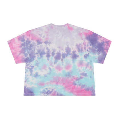 Pride Purr Ride Tie-Dye Crop Tee for Women