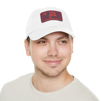 Trendy Dad Hat with Leather Patch - United Snacks America