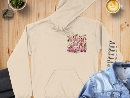 Unique Tulips and Sunsets Graphic Hoodie product type