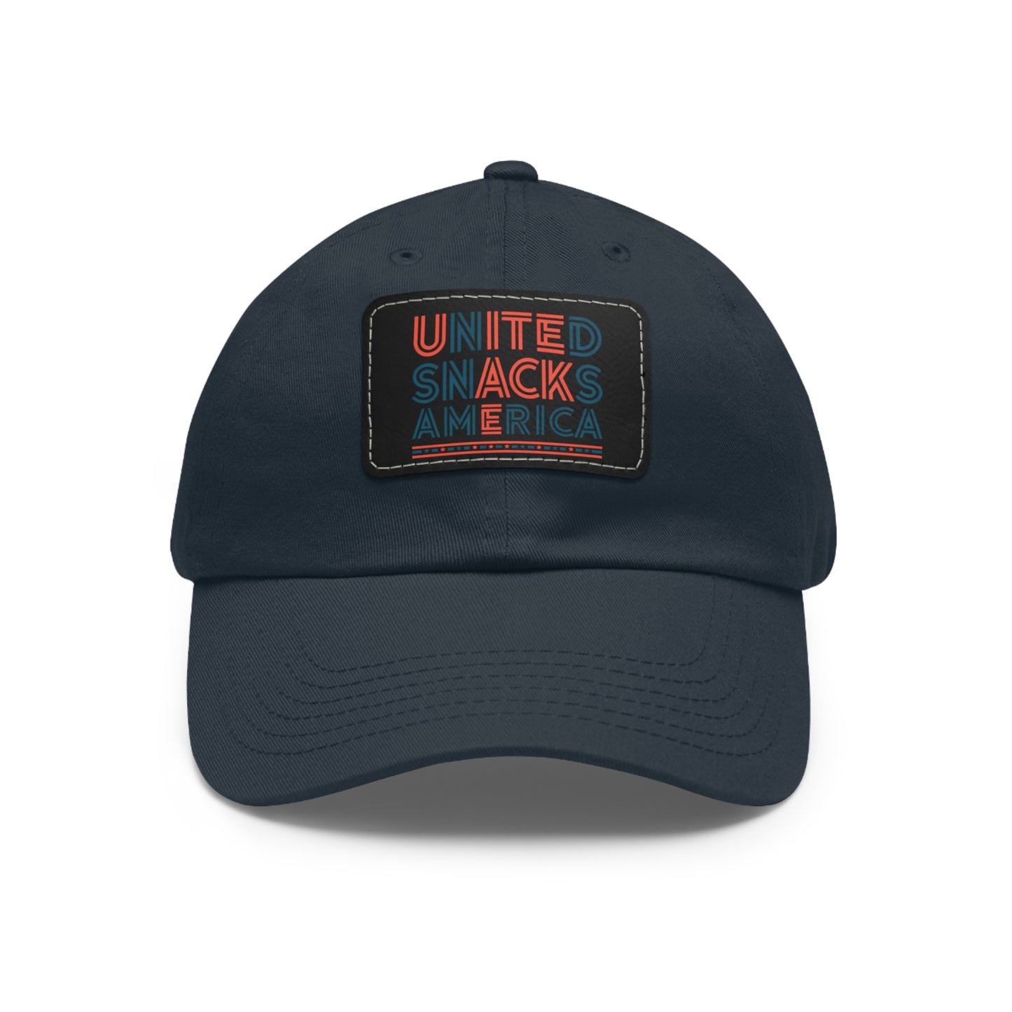 Trendy Dad Hat with Leather Patch - United Snacks America