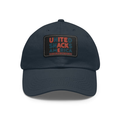 Trendy Dad Hat with Leather Patch - United Snacks America