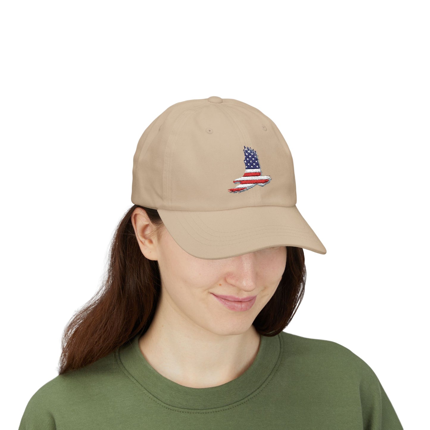 4th of July Classic Cap with American Flag Design, Patriotic Cap, Adjustable Hat, Gift for Dad, Summer Accessory, Independence Day