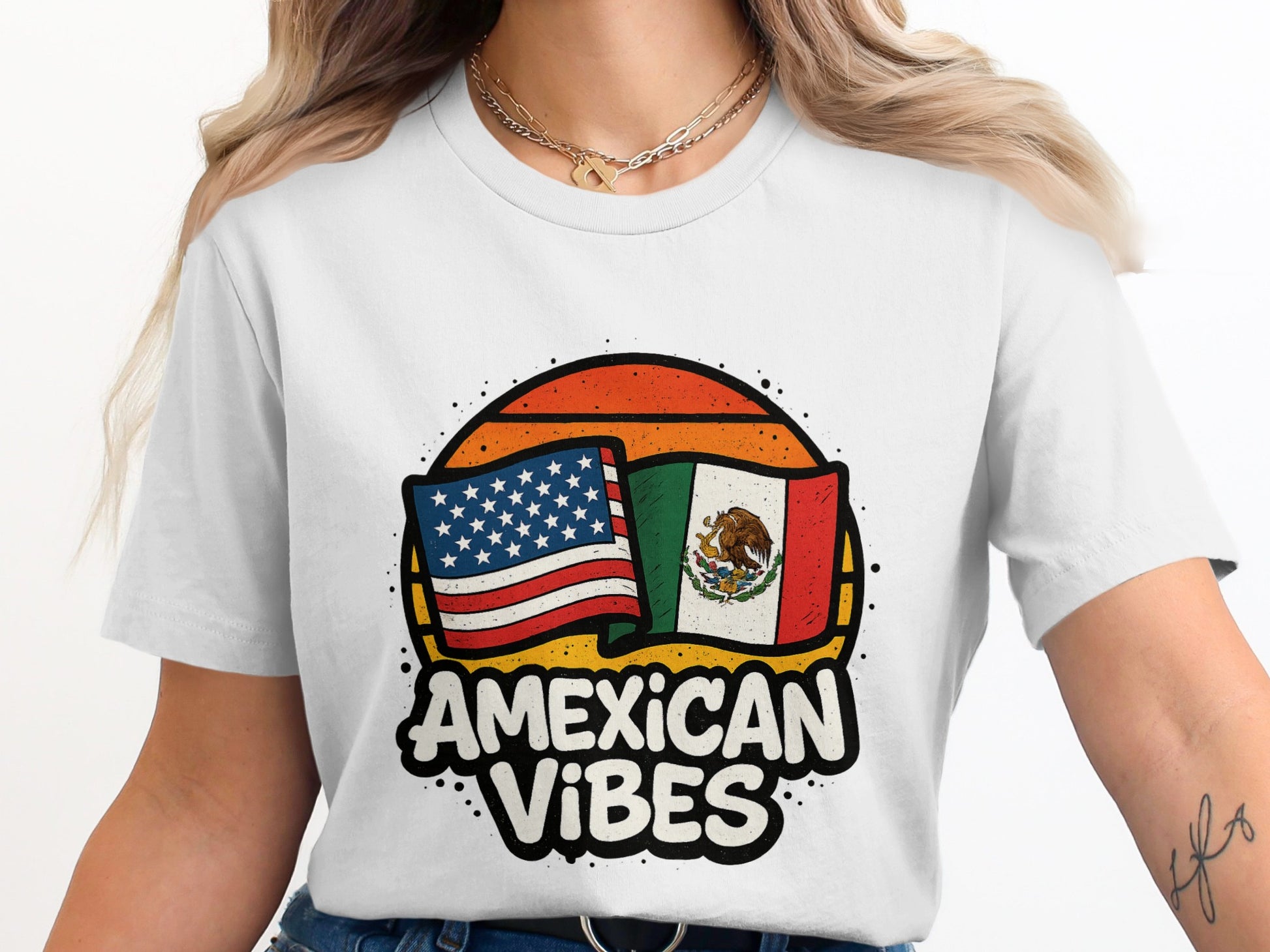 Amexican Vibes Graphic T-Shirt Casual Wear product type