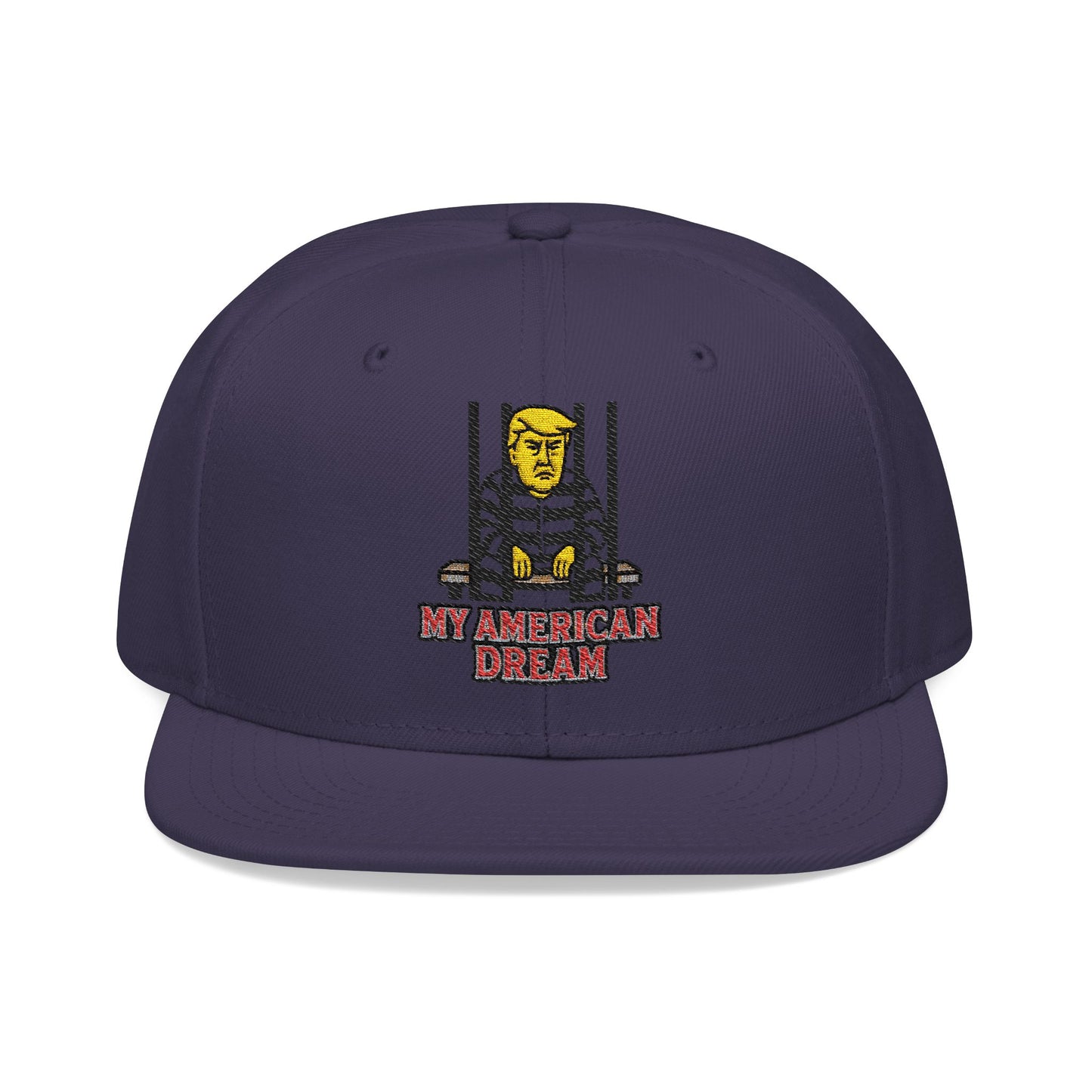 Anti Trump Hat, My American Dream Embroidered Snapback Hat - Stylish Cap for Everyday Wear, Perfect for Casual Outings, Birthdays, Streetwear Fashion, Gift for Him/Her