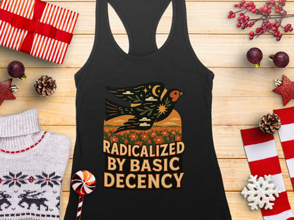 Radicalized by Basic Decency Tank Top