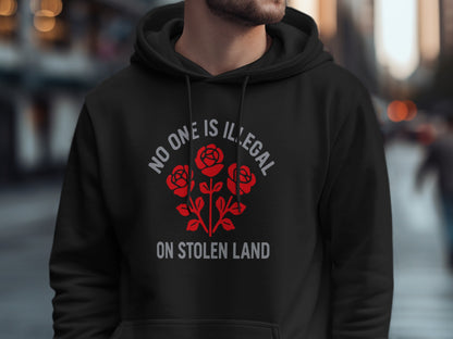 No One is Illegal on Stolen Land Hoodie product