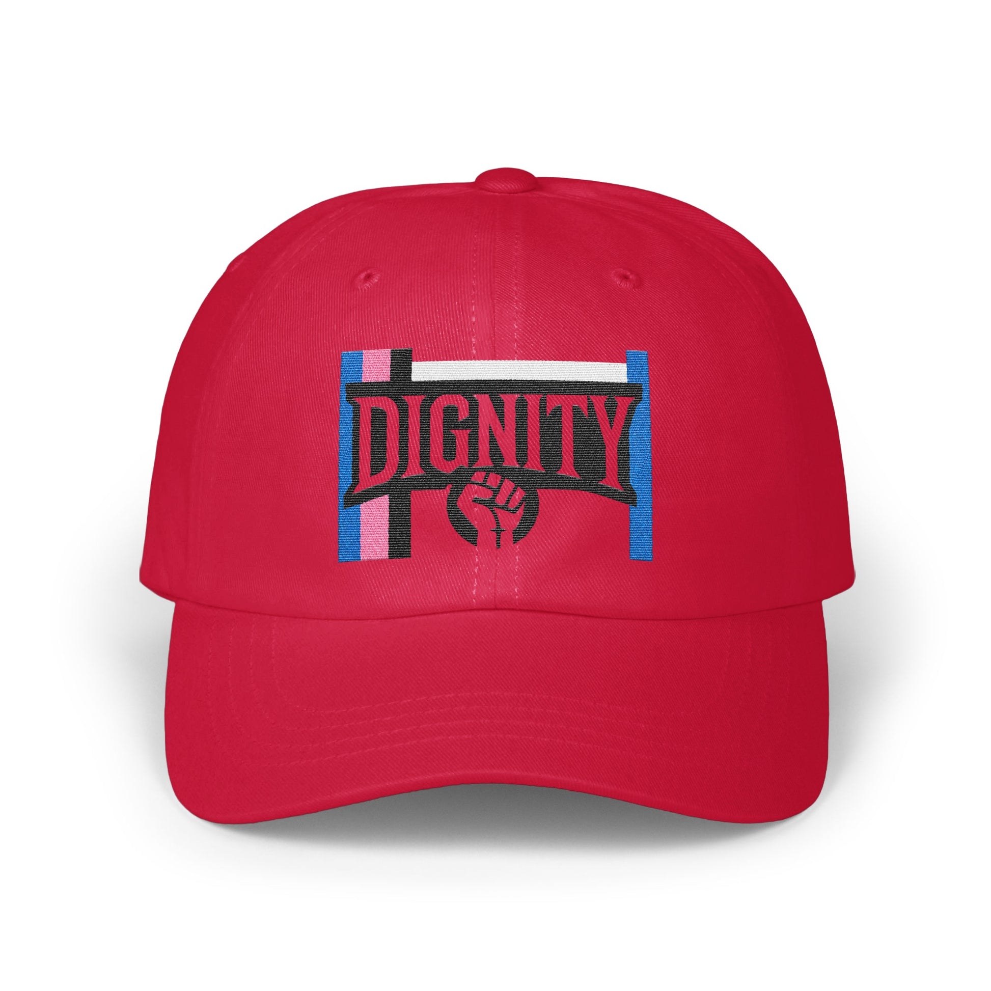 Dignity Embroidered Baseball Hat Fashion Accessory Product