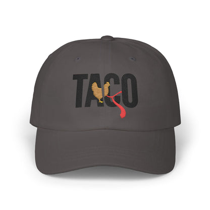 Trump Taco Dad Cap | Funny Hat, Trump Always Chickens Out Hat, Casual Summer Accessory, Perfect for BBQs, Father's Day Gift