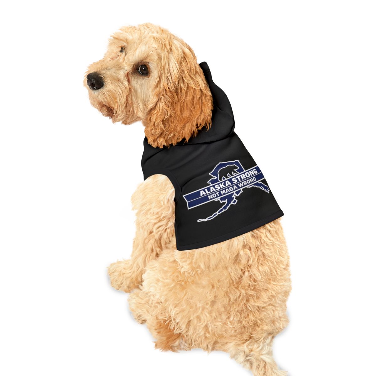 Alaska Strong Not Maga Wrong Dog Apparel for Pets