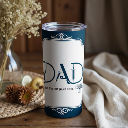 Personalized Dad Themed Stainless Steel Tumbler product type