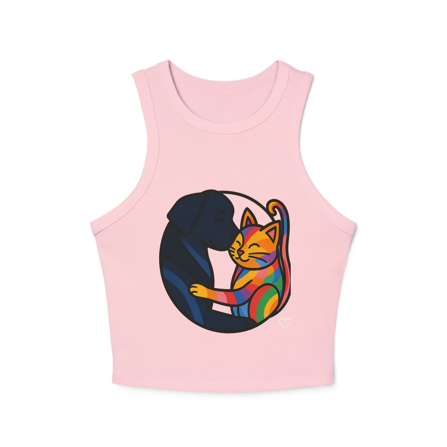 Pride tank top Colorful Pet Love Tank Top, Cute Pet Lovers Shirt, Animal Lover Gift, LGBTQ+ Pride Wear, Summer Casual Top