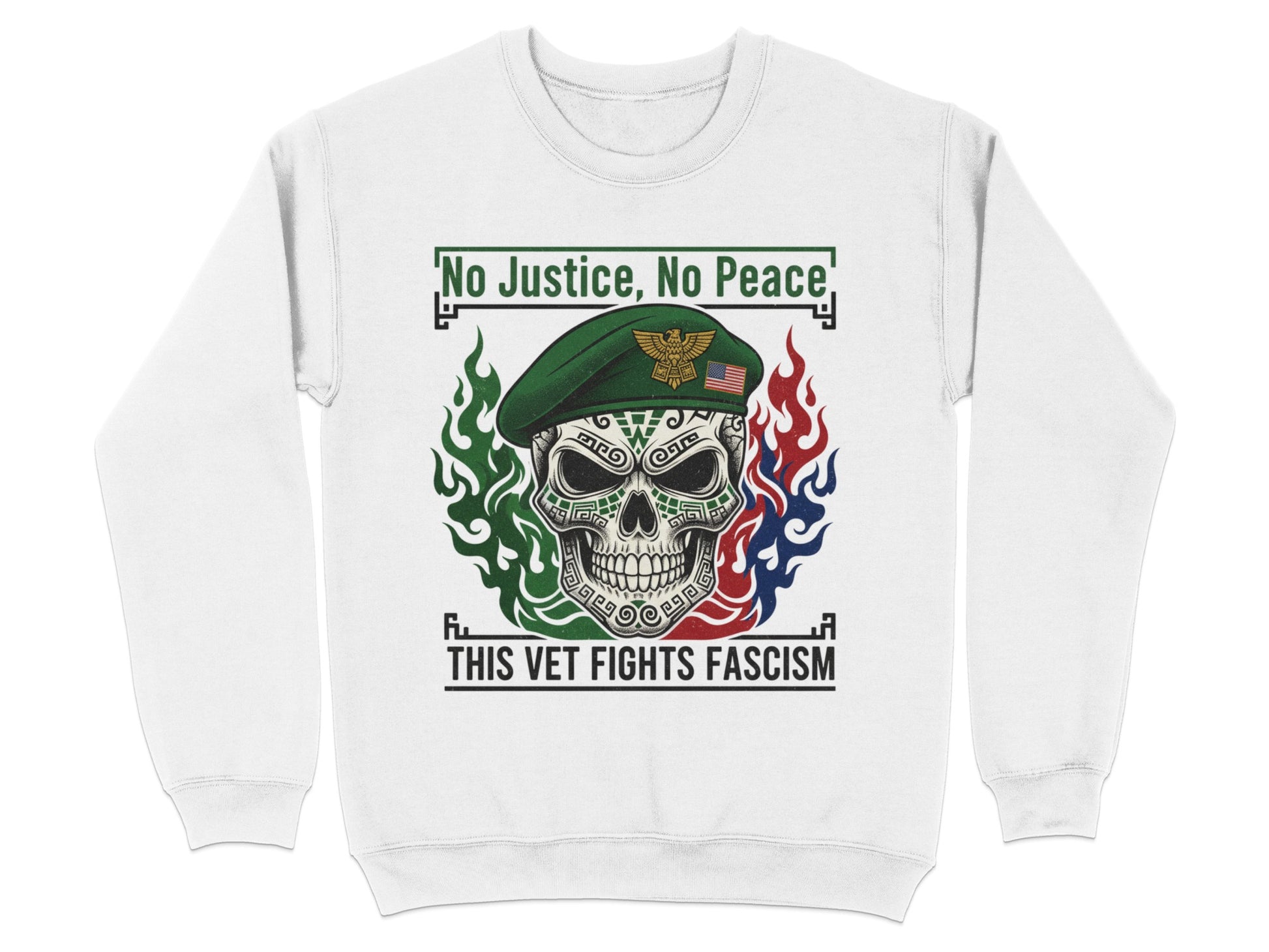 No Justice No Peace This Vet Fights Fascism sweatshirt