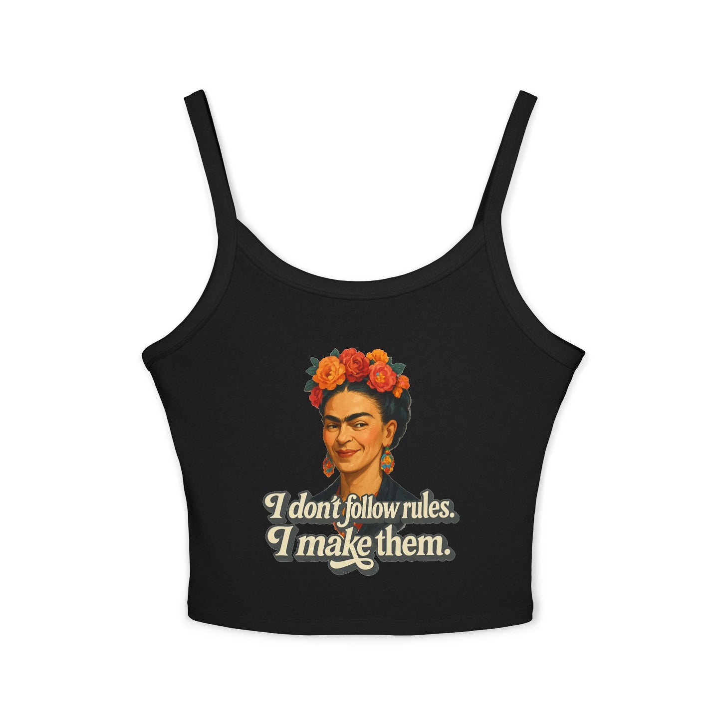 Frida Khalo Inspired Women's Tank Top, Feminist Apparel, Stylish Summer Top, Boho Fashion, Casual Wear, Statement Tee