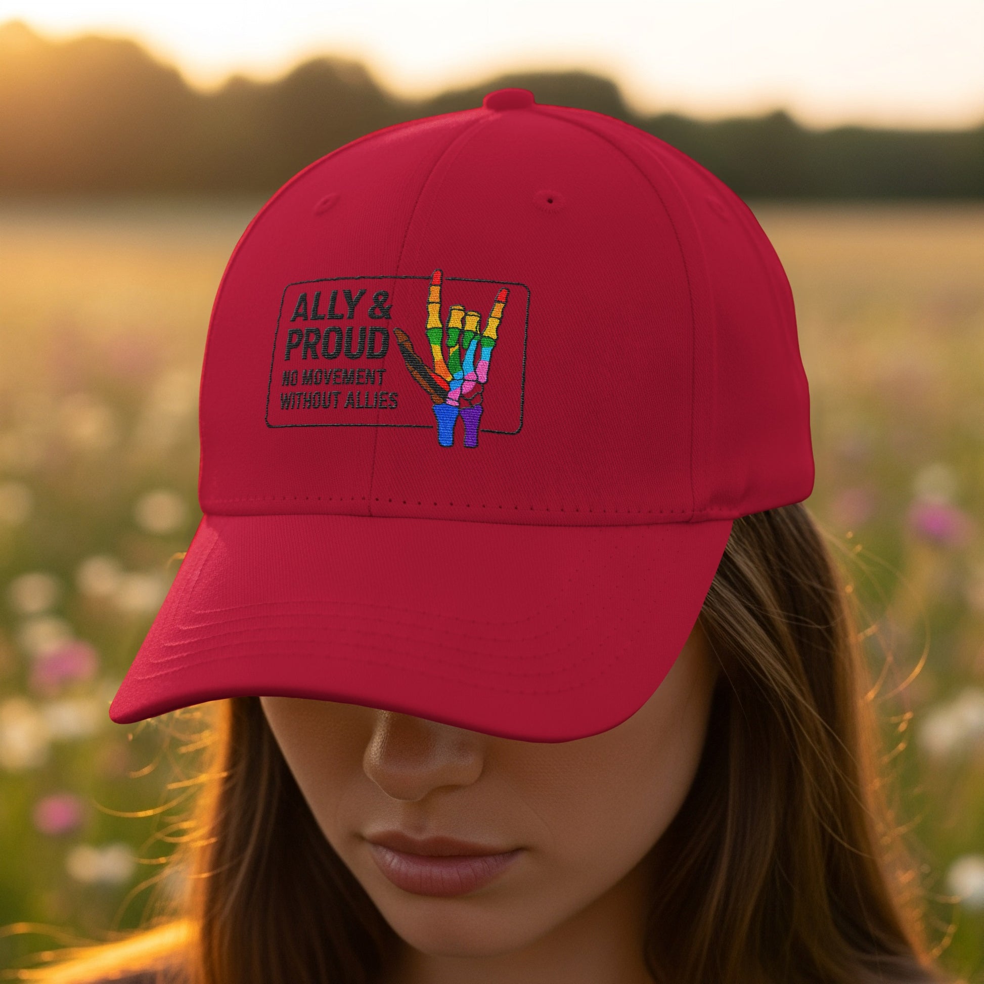 Ally and Proud No Movement Without Allies cap product
