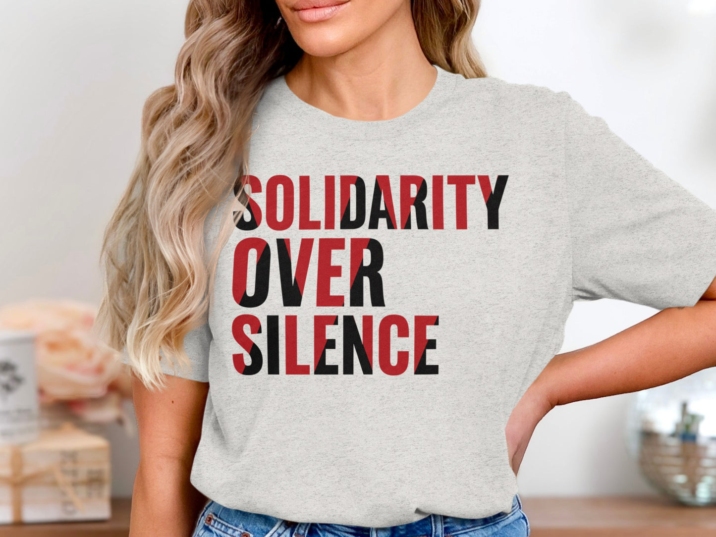 Solidarity Over Silence Statement Shirt