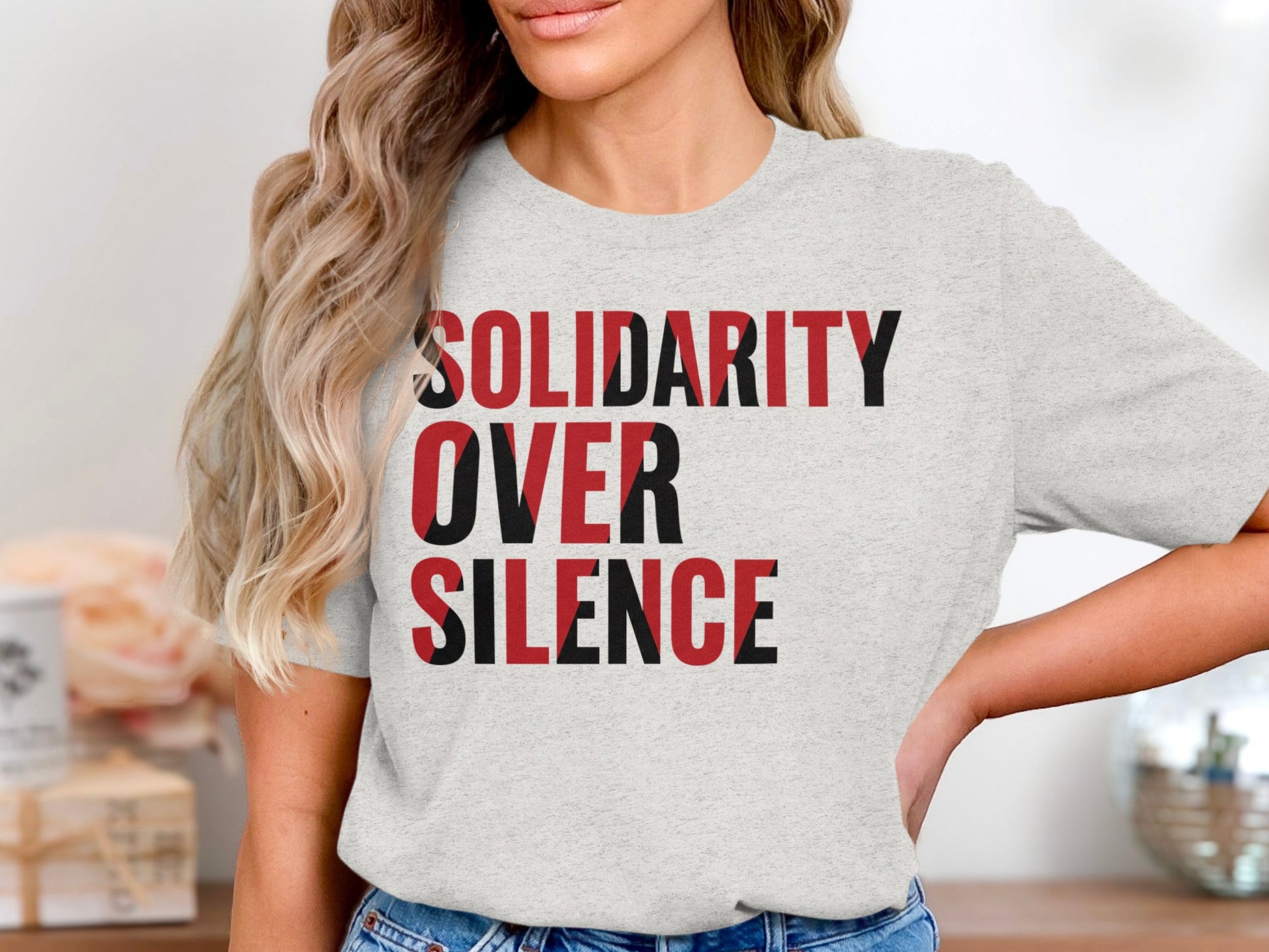 Solidarity Over Silence Statement Shirt