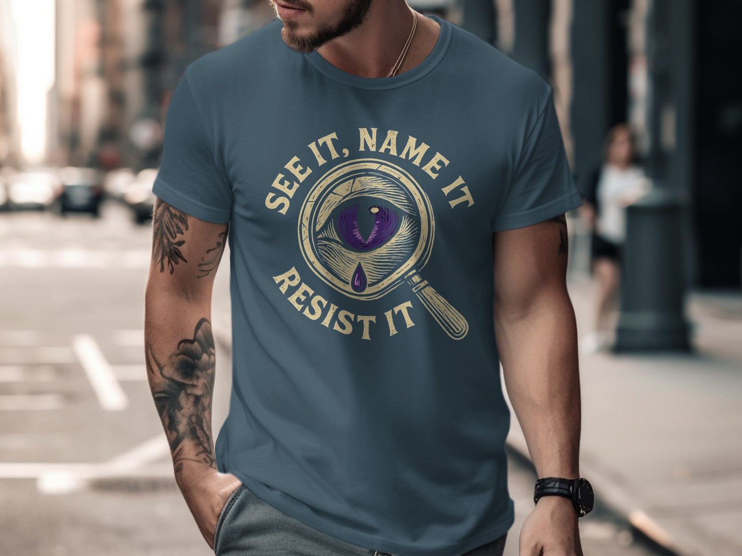 See It Name It Resist It Eye Graphic T-Shirt