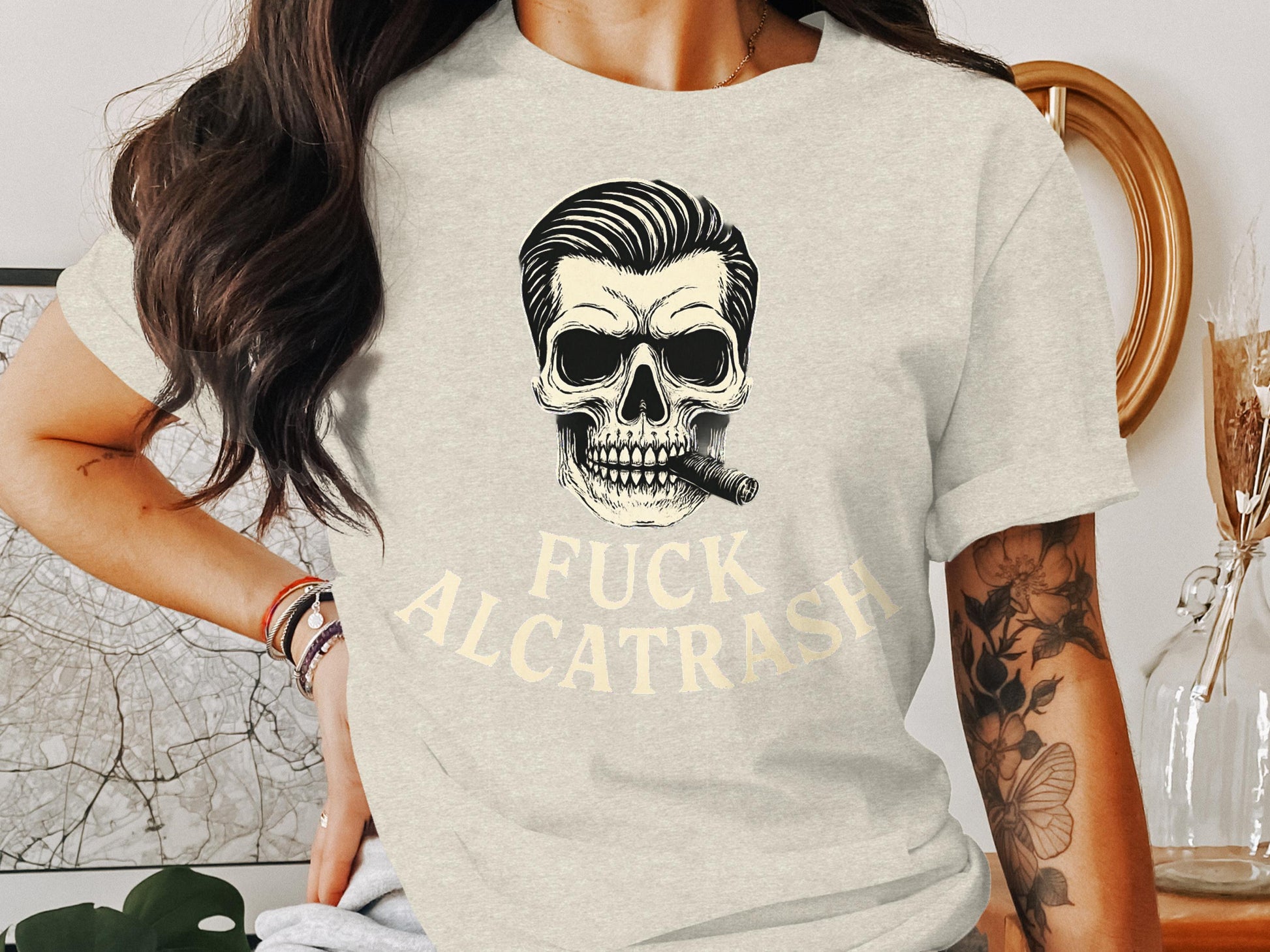 Bold Skull Graphic Statement T-Shirt product type