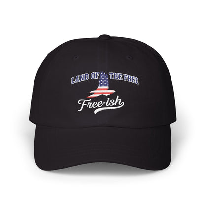 4th of July Embroidery Hat 'Land of the Free' Design | Patriotic Hat, Gift for Dads, Casual Wear, Freedom Cap, Summer Accessory
