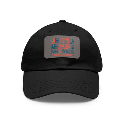 Trendy Dad Hat with Leather Patch - United Snacks America
