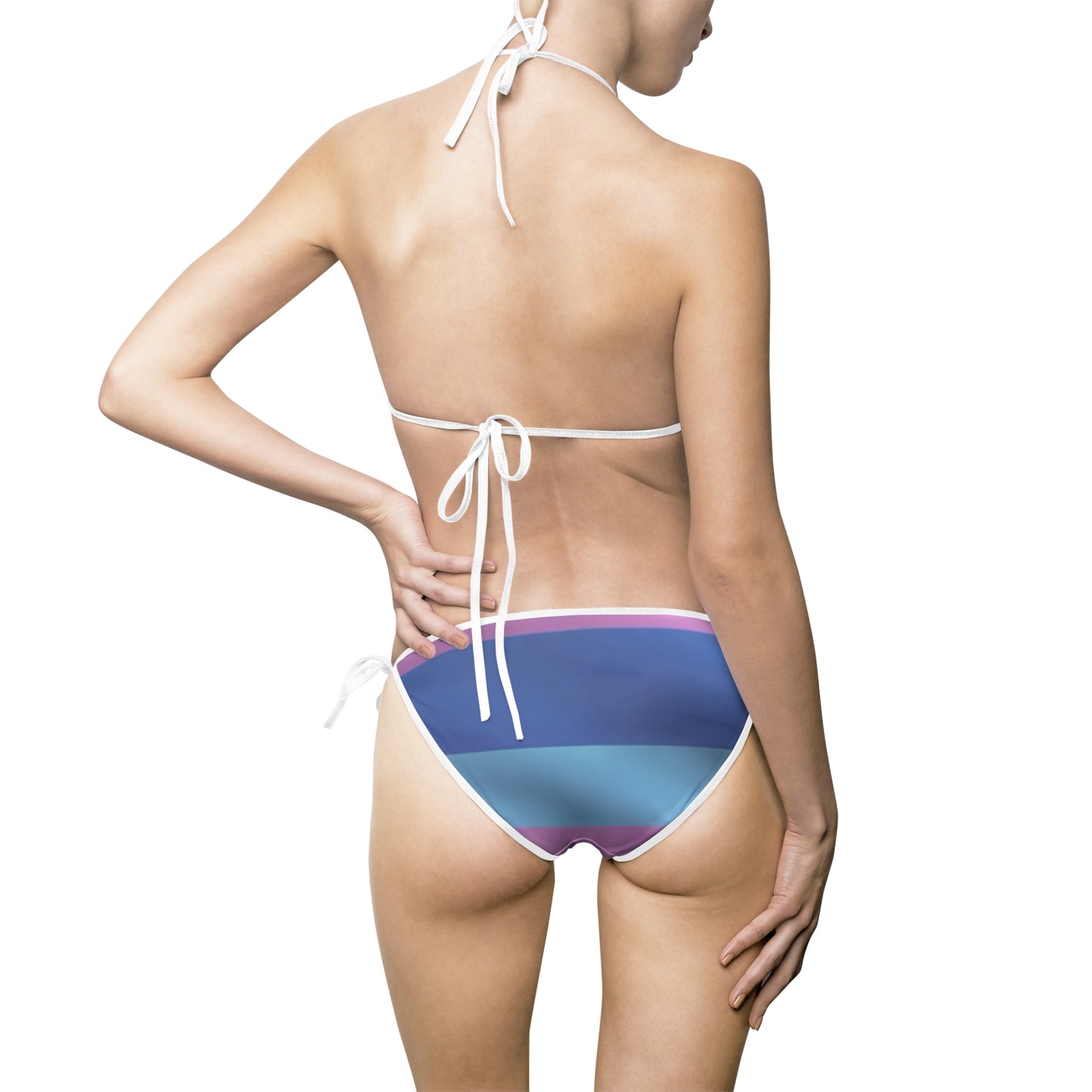 Pride Joyful Bikini Swimsuit, Rainbow Swimsuit, Summer Swimwear, Beachwear, Pride Edition Swimwear, Vacation Swim Set, Holiday Swimwear