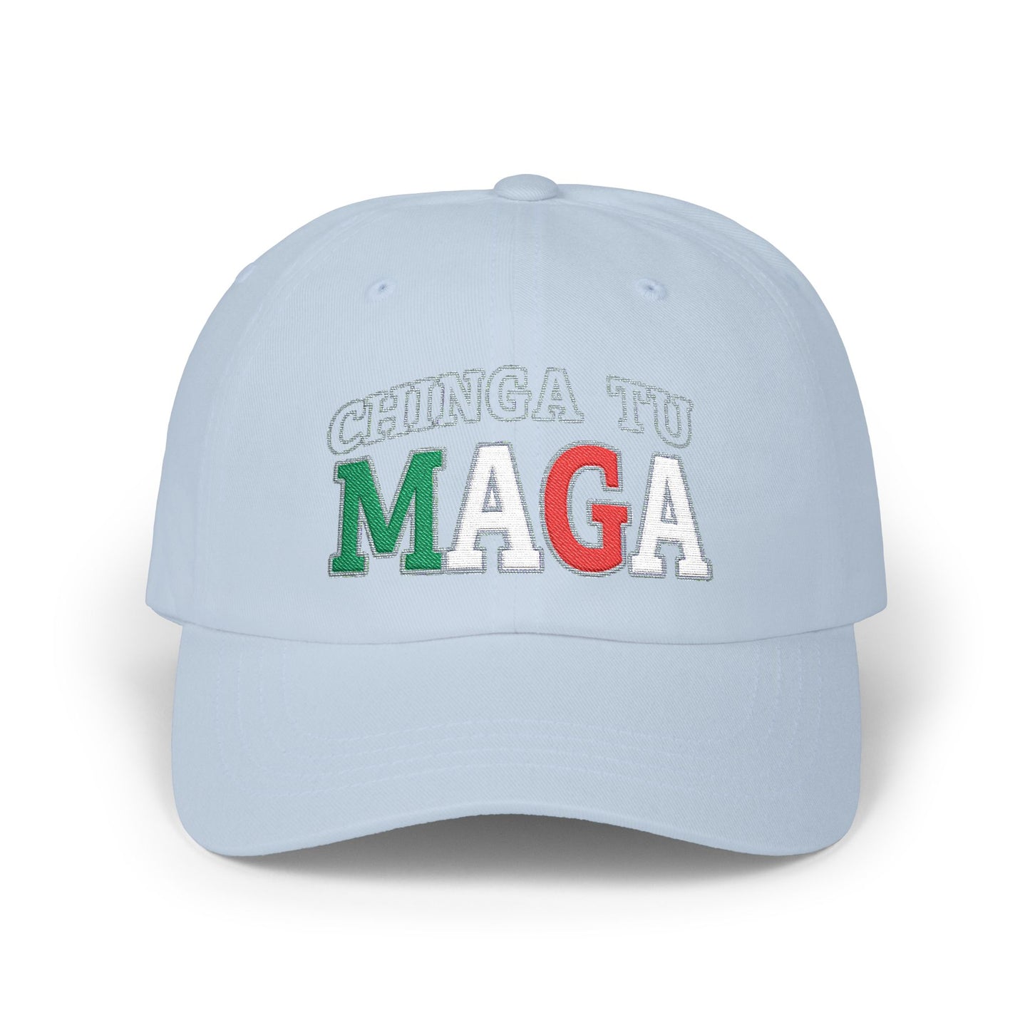 CHINGA Tu Maga Hat Embroidered Classic Dad Cap, Casual Hat for Every Occasion, Trendy Gift for Dads, Summer Accessory, Unisex Cap