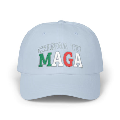 CHINGA Tu Maga Hat Embroidered Classic Dad Cap, Casual Hat for Every Occasion, Trendy Gift for Dads, Summer Accessory, Unisex Cap