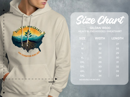 Built By Immigrants Hooded Sweatshirt product
