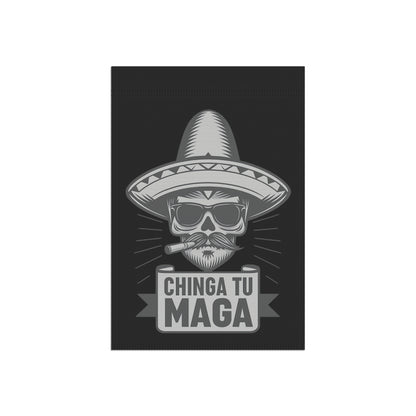 Chinga Tu Maga FDT Anti Trump Mexican Patriotic Garden Flag, Decorative Outdoor Banner, Dia de los Muertos Decor, Festive Yard Art, Cinco de Mayo Decoration