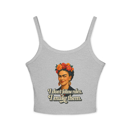 Frida Khalo Inspired Women's Tank Top, Feminist Apparel, Stylish Summer Top, Boho Fashion, Casual Wear, Statement Tee