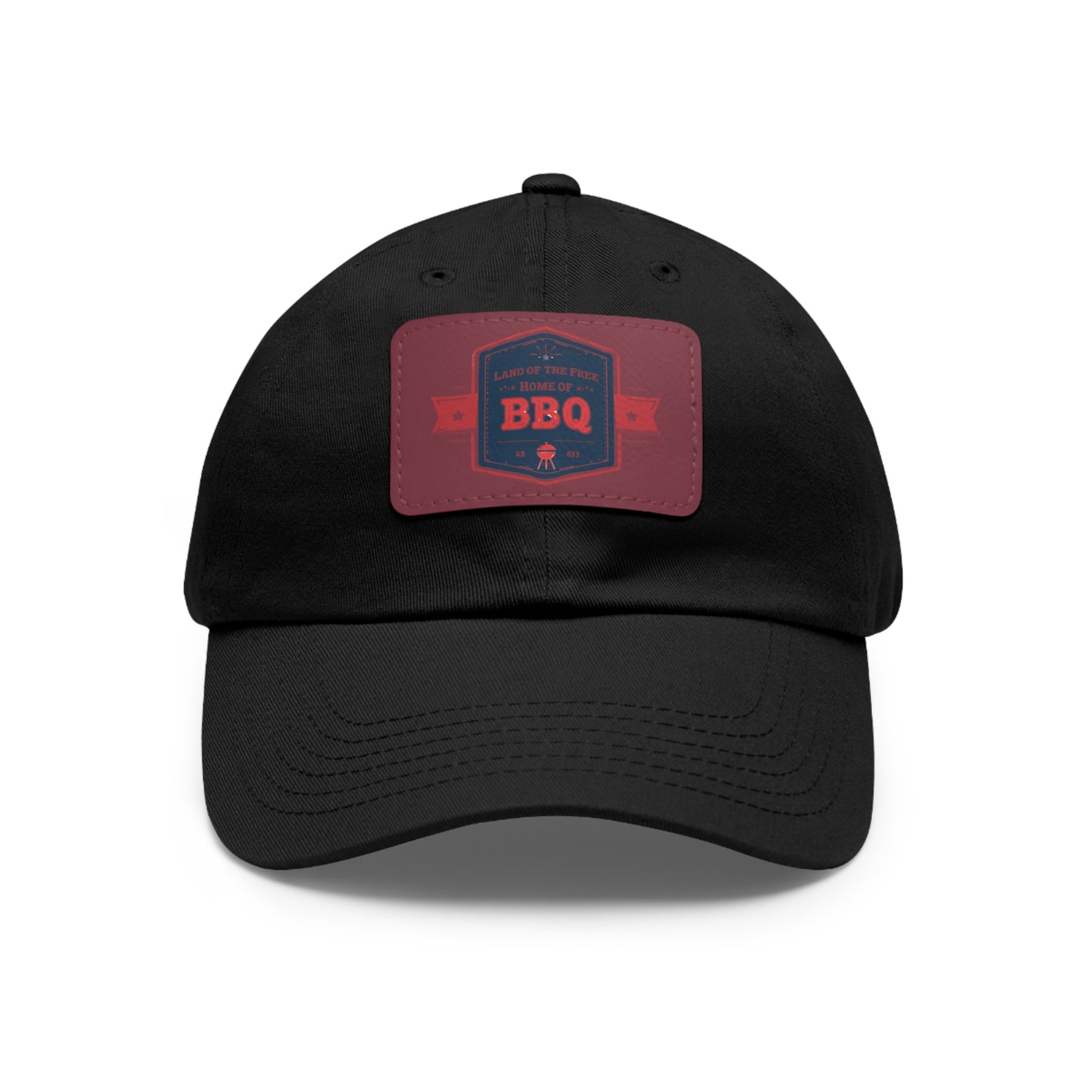 BBQ Dad Hat with Leather Patch - Perfect Gift for Grill Enthusiasts