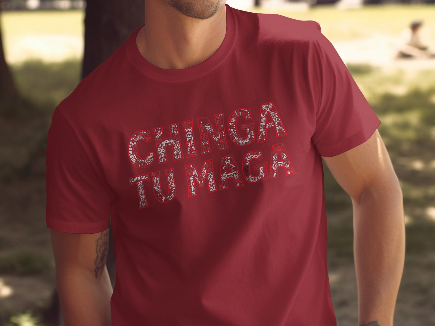 Chinga Tu Maga Stylish Casual Tee Shirt