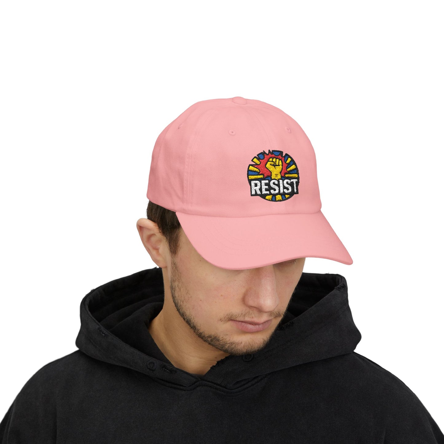 Anti Trump Hat Embroidered Resist Hat Cap, Classic Dad Hat, Unisex Cap for Activists, Casual Wear, Gift for Fathers Day