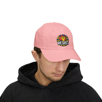 Anti Trump Hat Embroidered Resist Hat Cap, Classic Dad Hat, Unisex Cap for Activists, Casual Wear, Gift for Fathers Day