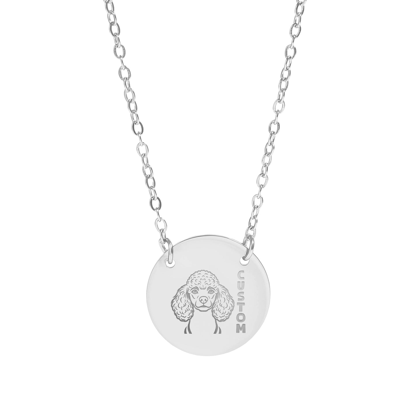 Custom Poodle Personalized Necklace Great Gift Idea