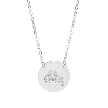 Custom Poodle Personalized Necklace Great Gift Idea