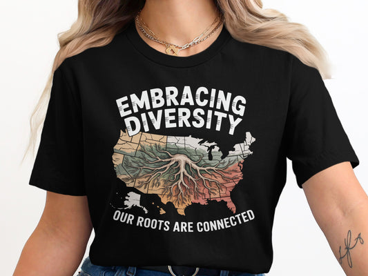 Embracing Diversity Our Roots Are Connected T-shirt product
