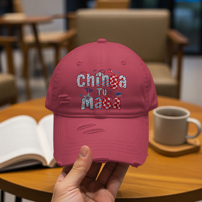 Chinga Tu Maga Graphic Design Adjustable Cap product
