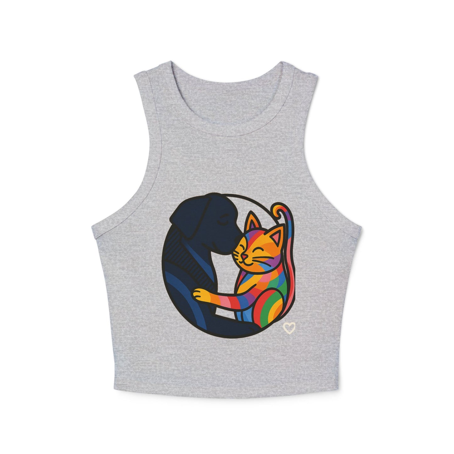 Pride tank top Colorful Pet Love Tank Top, Cute Pet Lovers Shirt, Animal Lover Gift, LGBTQ+ Pride Wear, Summer Casual Top