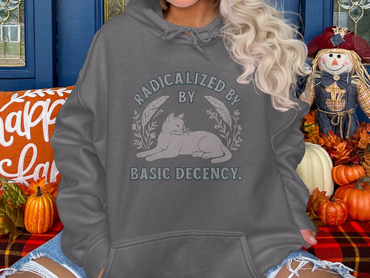 Radicalized By Basic Decency Hoodie product