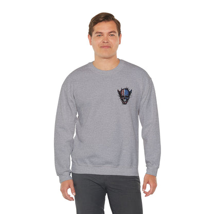 Artistic Graphic Crewneck Sweatshirt - Bold Design for Creative Souls