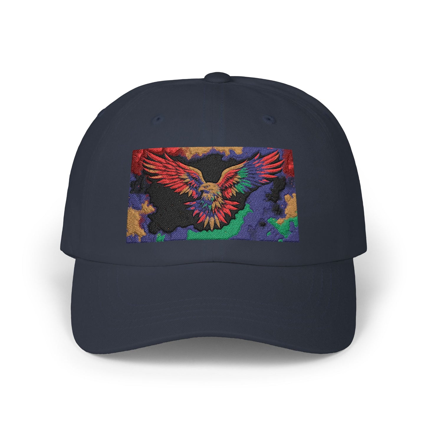 Pride hat Vibrant Eagle Embroidered Cap, Stylish Hat for Outdoors, Casual Wear, Gift Bird Lover's Accessory