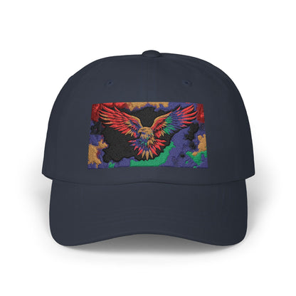 Pride hat Vibrant Eagle Embroidered Cap, Stylish Hat for Outdoors, Casual Wear, Gift Bird Lover's Accessory