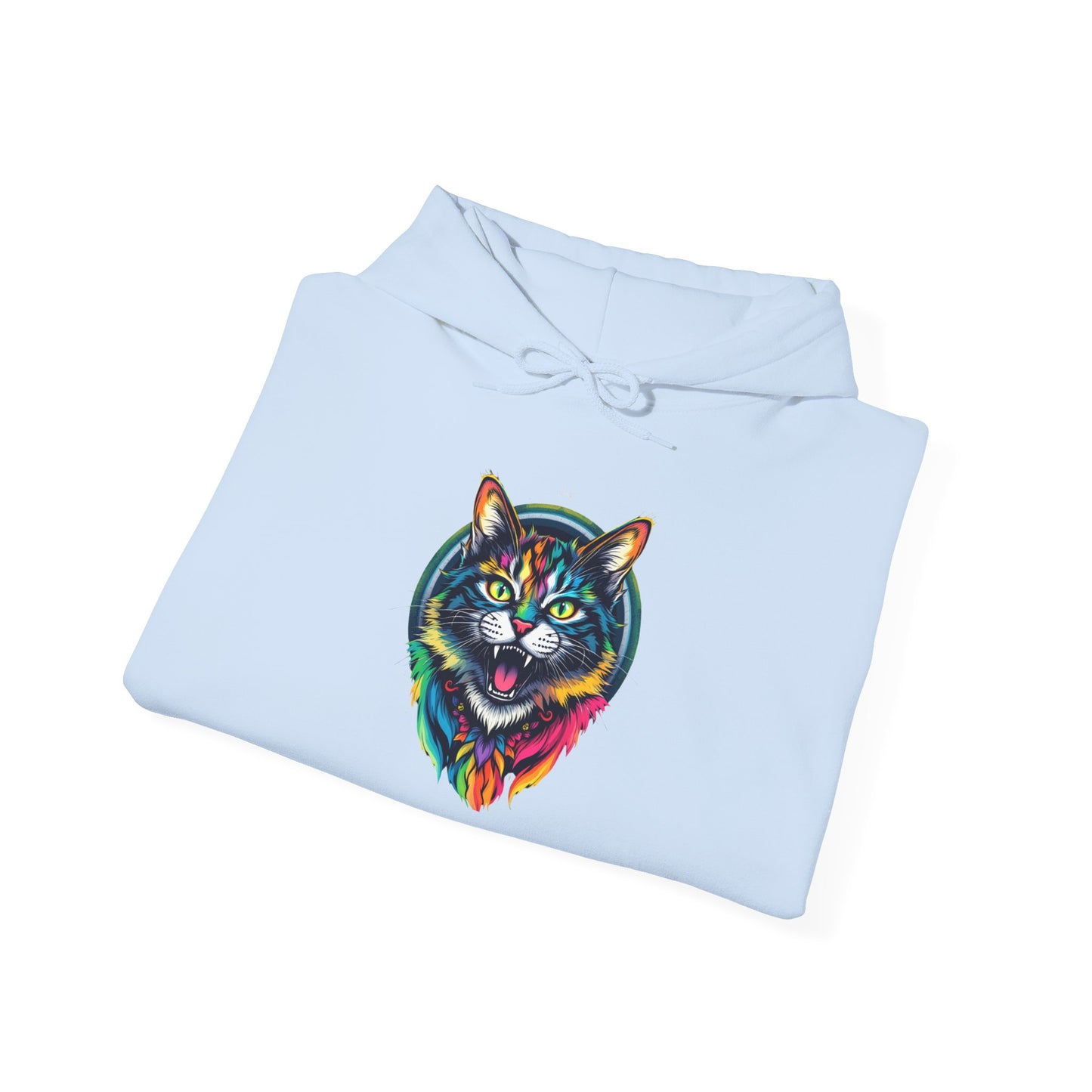 Pride hoodie Colorful Cat Design Unisex Hoodie – Cozy & Vibrant Sweatshirt for Animal Lovers