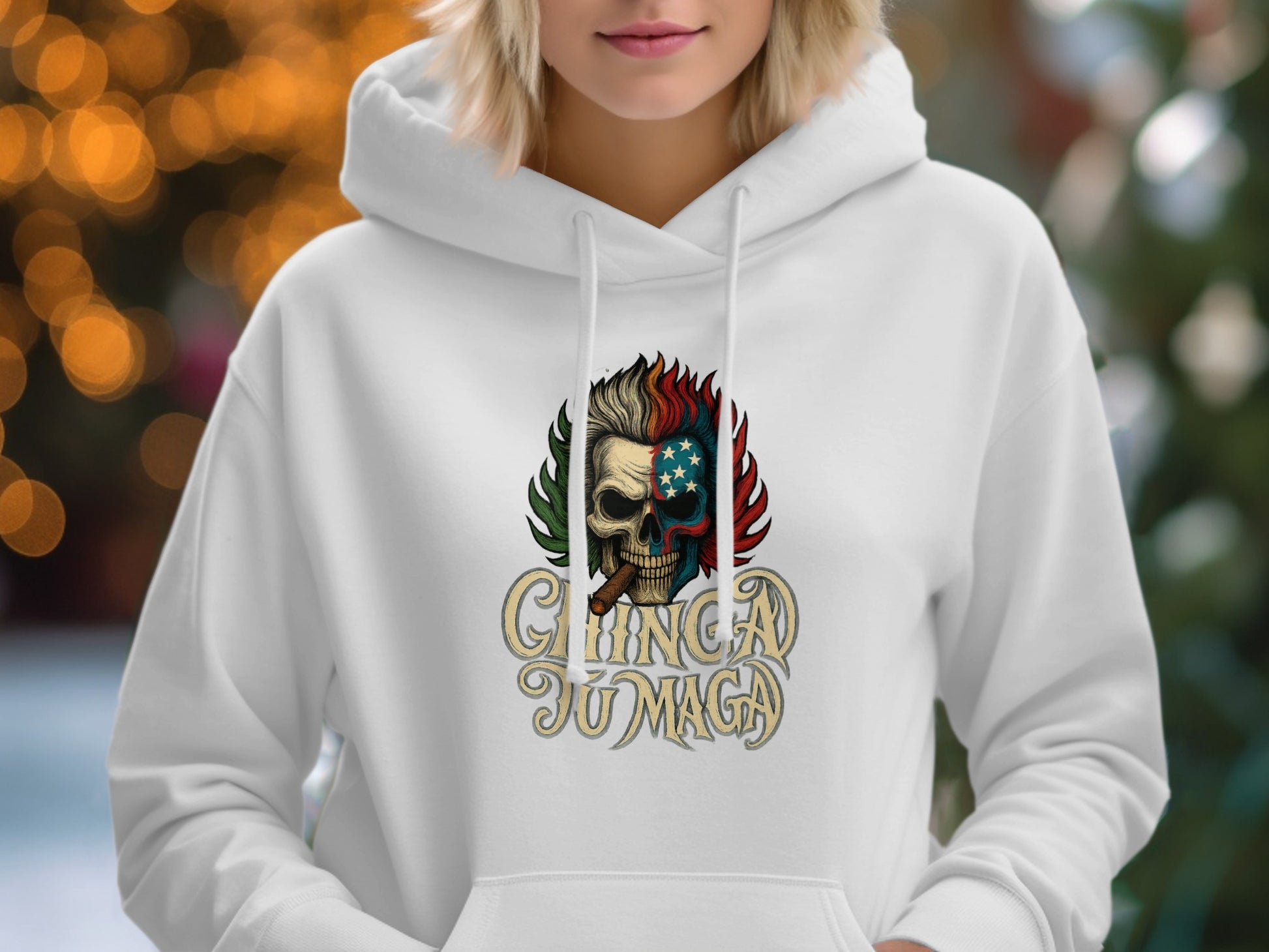 Unique Design Artistic Skull Unisex Hoodie product