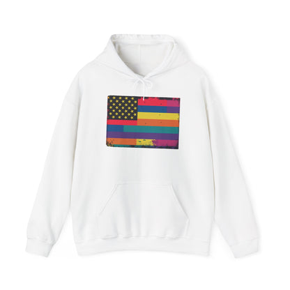 pride hoodie Pride & Patriotism Hoodie | Unisex Heavy Blend™ Sweatshirt
