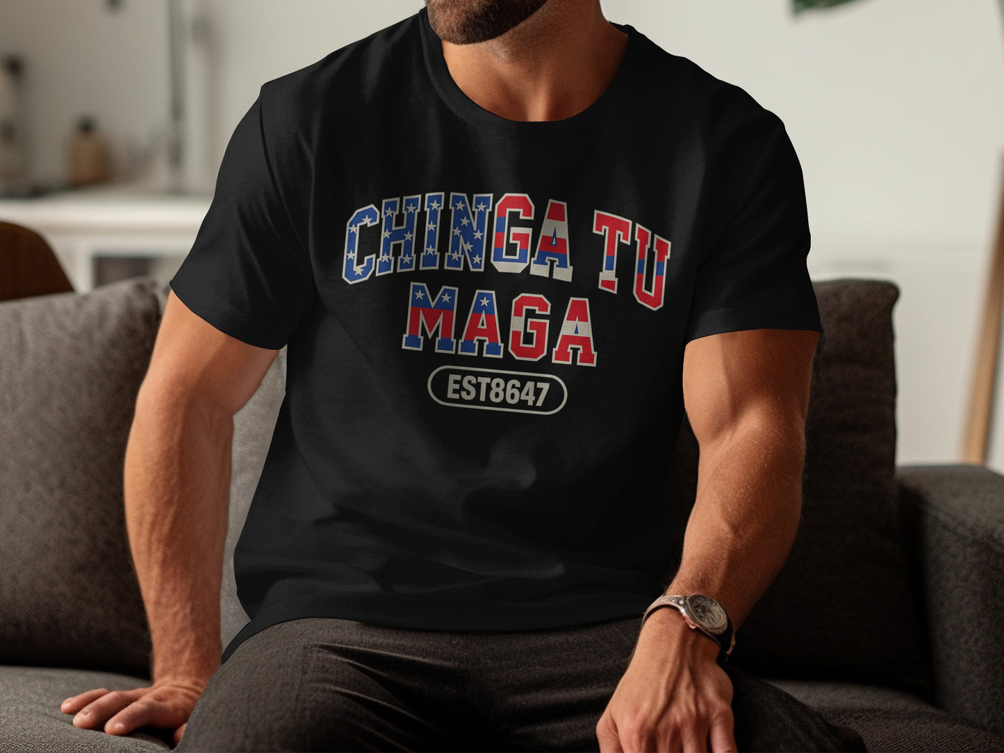 Chinga Tu Maga EST8647 Graphic Tee Product