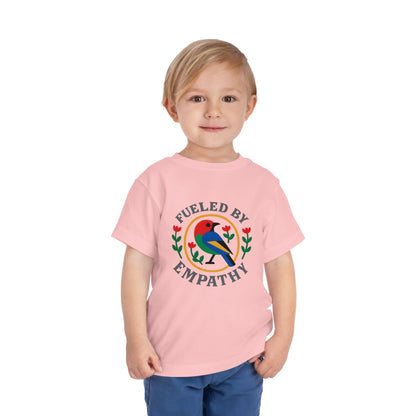 Empathy Bird Toddler Tee - Cute Short Sleeve Shirt for Kids, Gift for Birthdays, Encouraging Apparel, Toddler Fashion