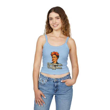 Frida Khalo Inspired Women's Tank Top, Feminist Apparel, Stylish Summer Top, Boho Fashion, Casual Wear, Statement Tee