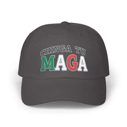 CHINGA Tu Maga Hat Embroidered Classic Dad Cap, Casual Hat for Every Occasion, Trendy Gift for Dads, Summer Accessory, Unisex Cap